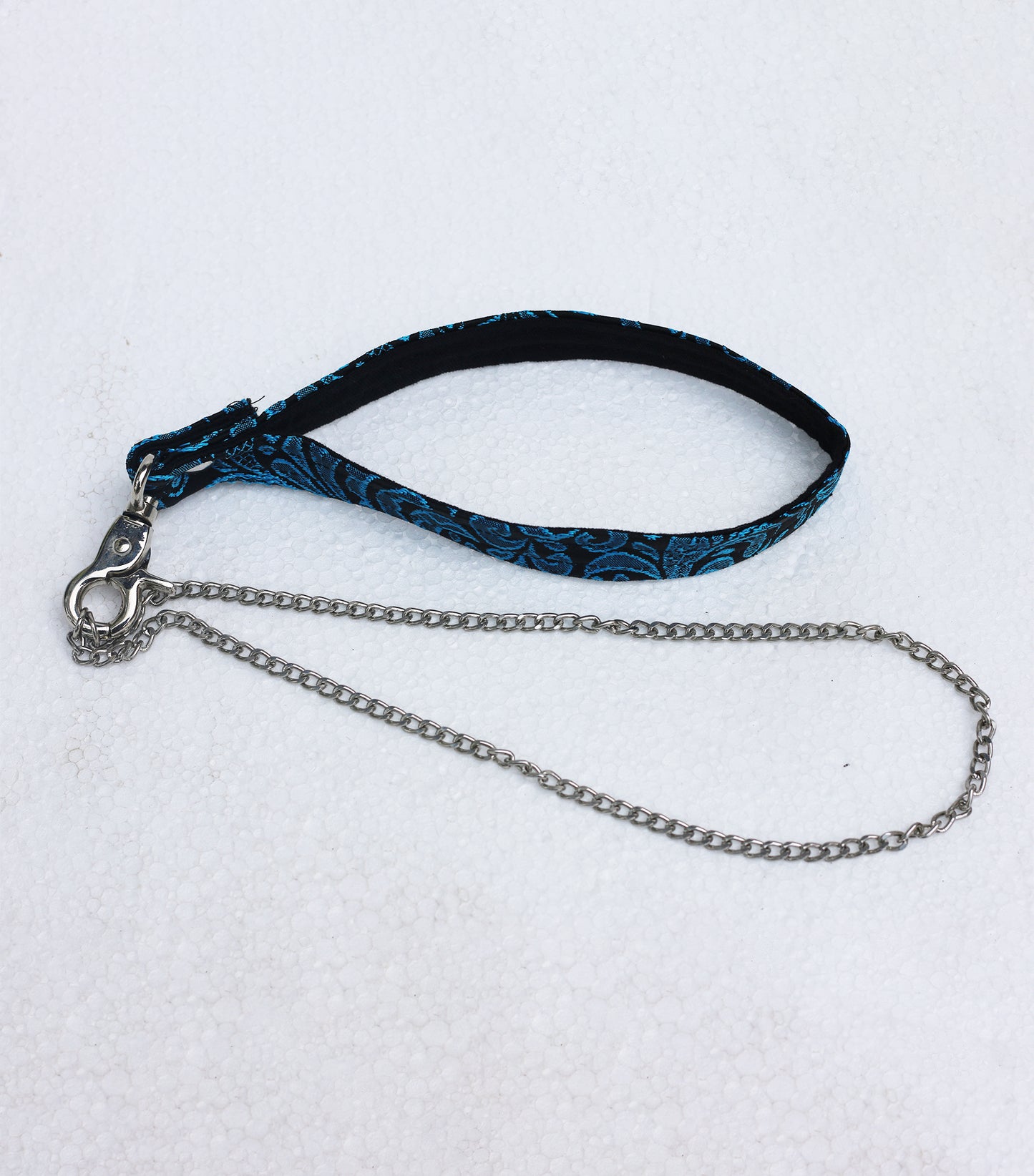 Turquoise Brocade Leash