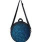 Brocade And Faux Leather Round Handbags or Bags