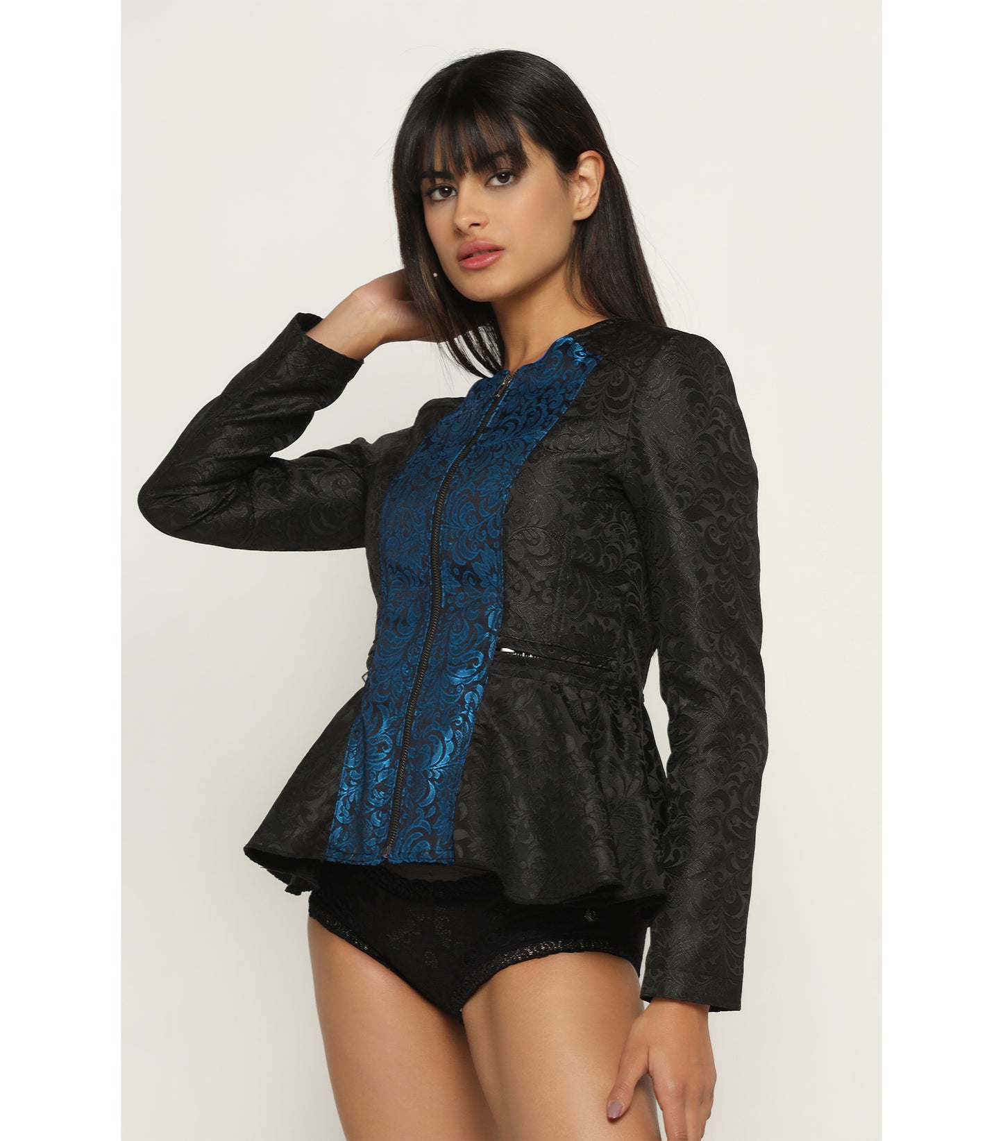 Skull Embroidered Ladies Jacket