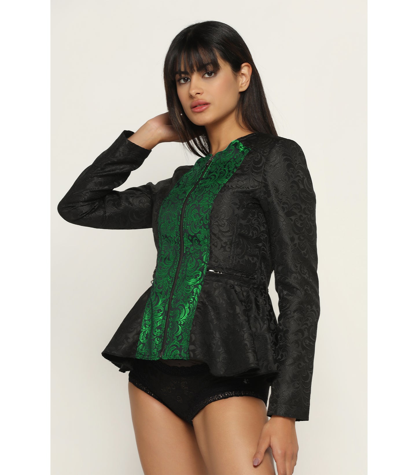 Skull Embroidered Ladies Jacket