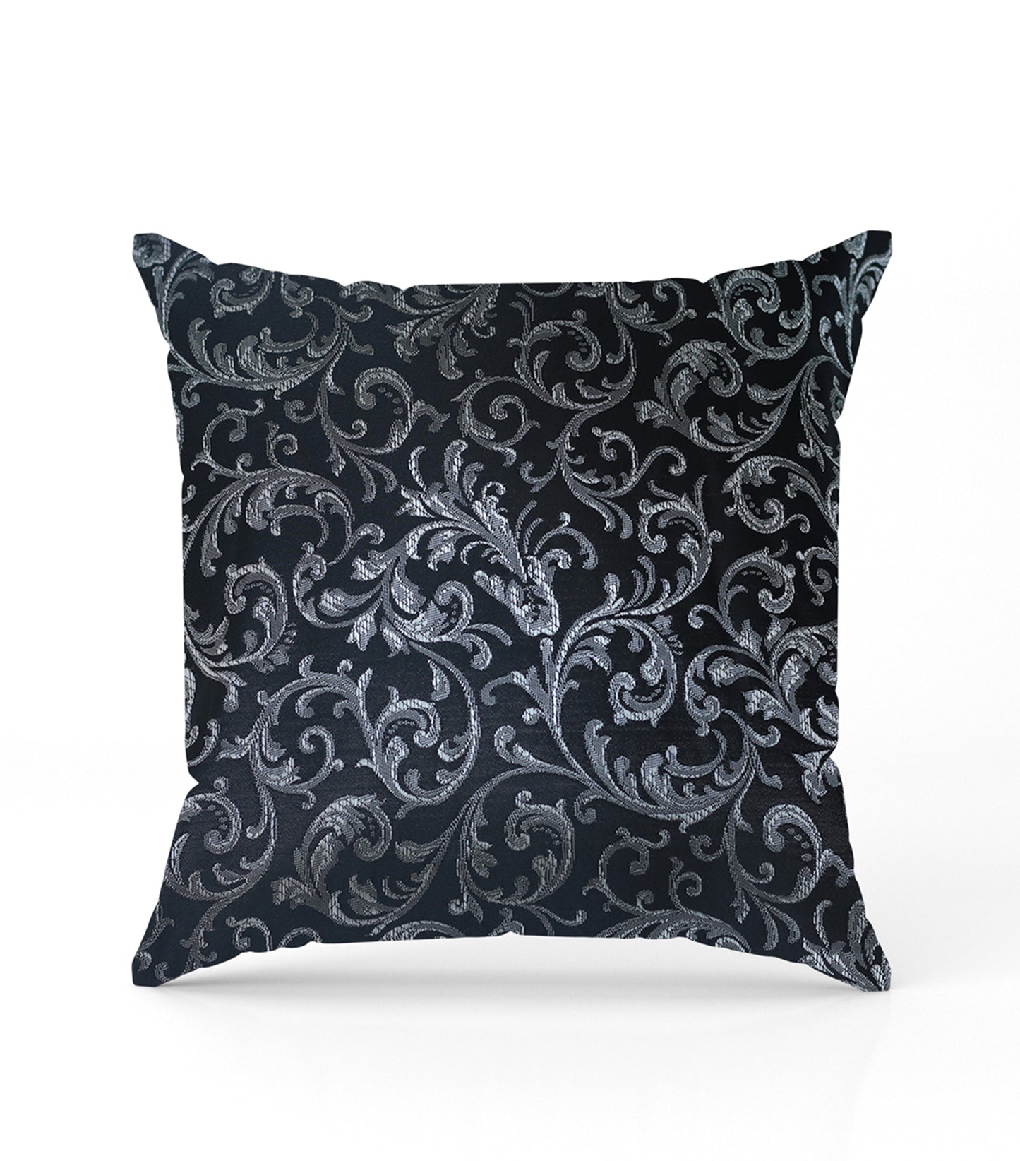 Silver black Brocade Cushion Covers