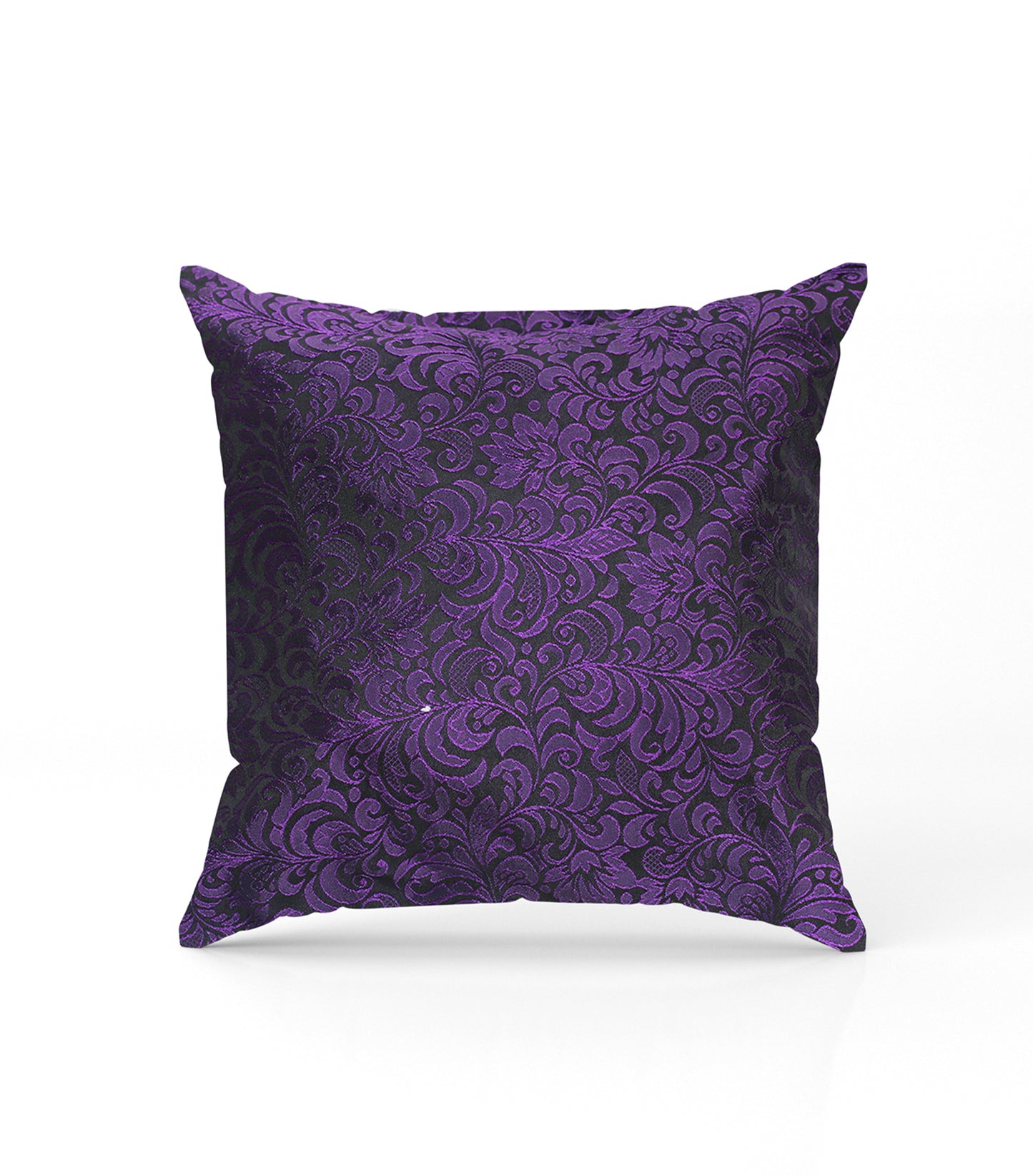 Purple Vc200 Brocade Cushion Covers