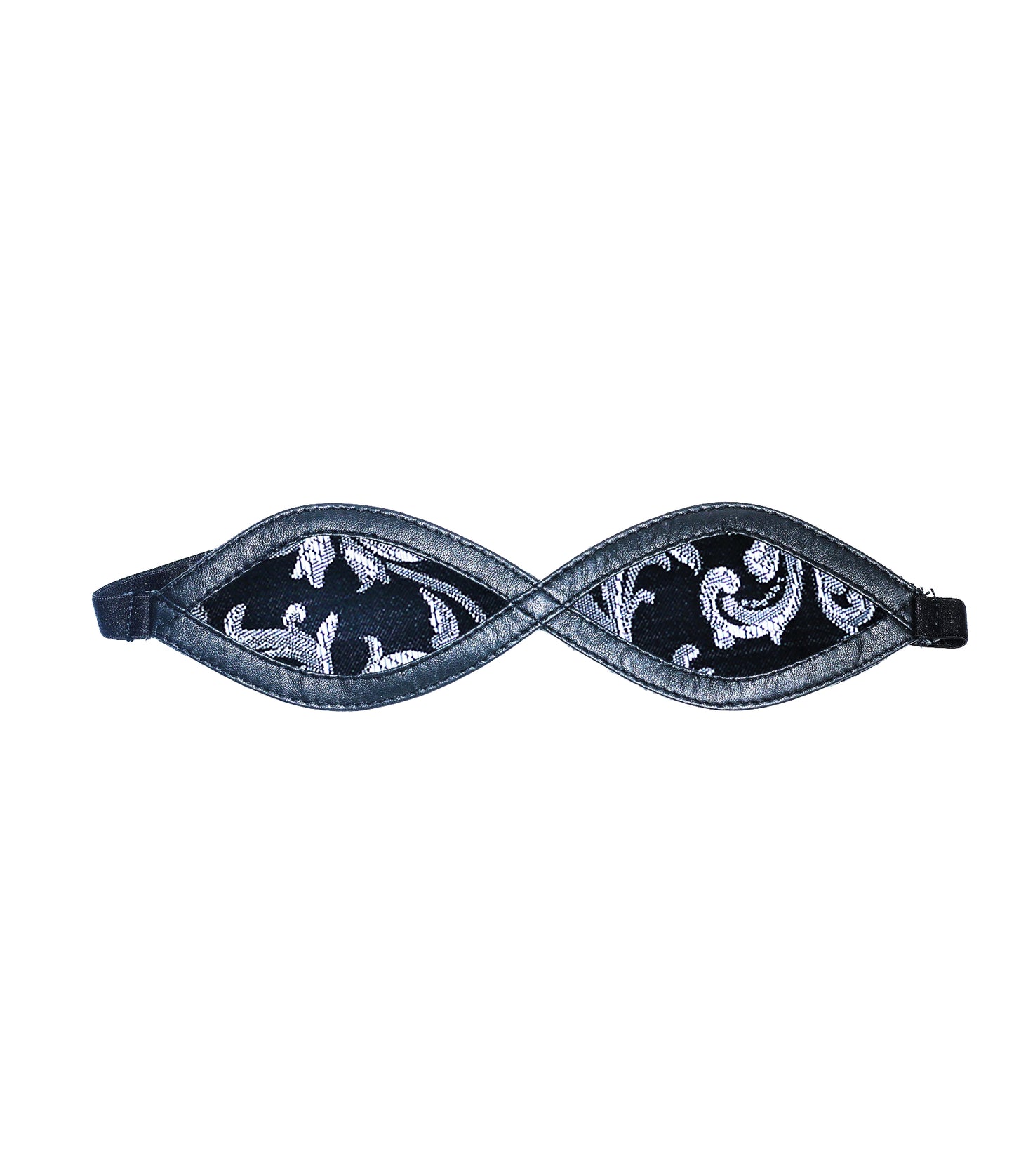Zilveren brokaad blindfolds