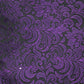 Purple Vc200 Brocade Cushion Covers