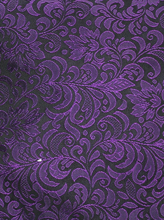 Purple Vc200 Brocade Cushion Covers