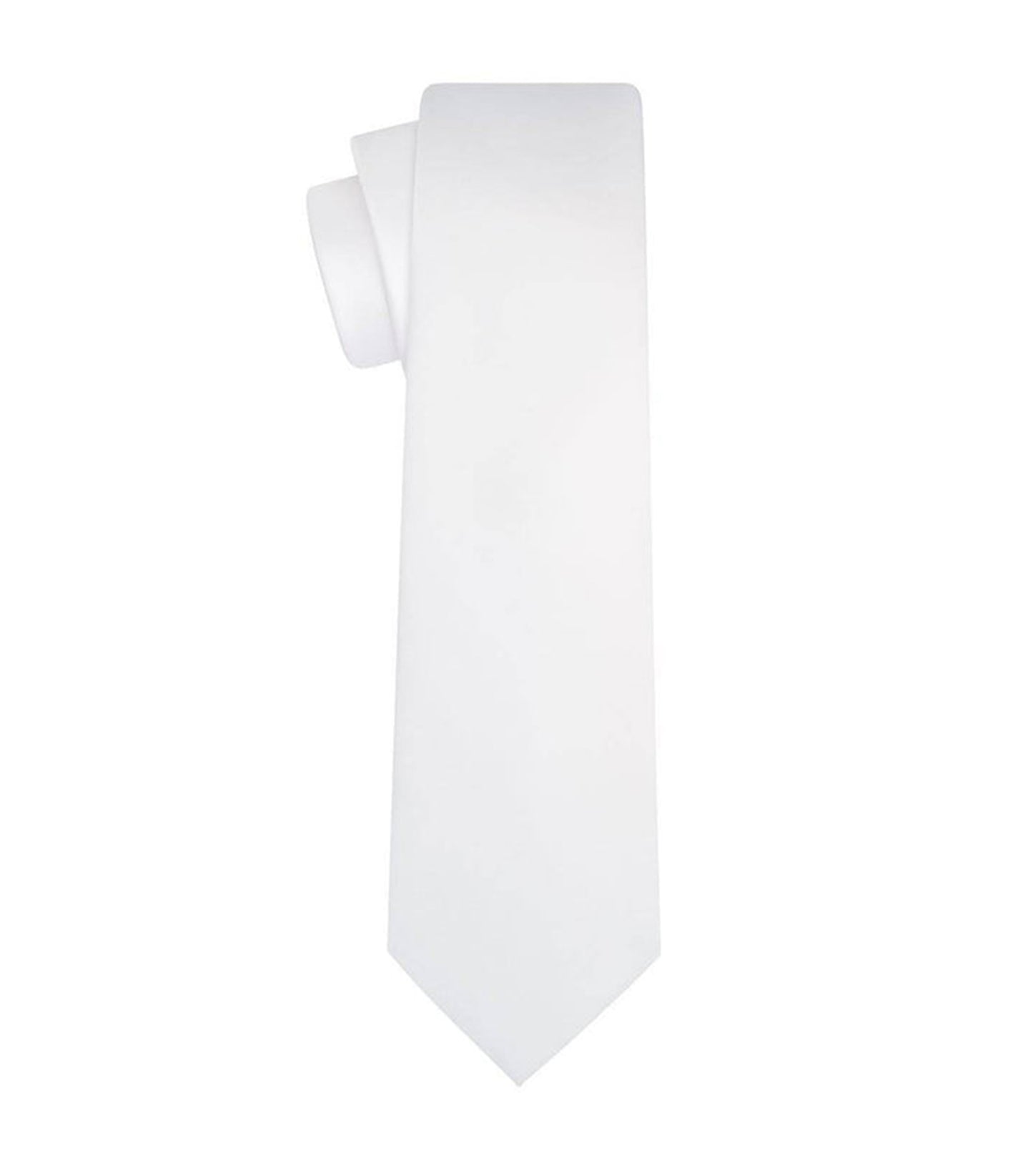 White Satin tie | high-quality necktie