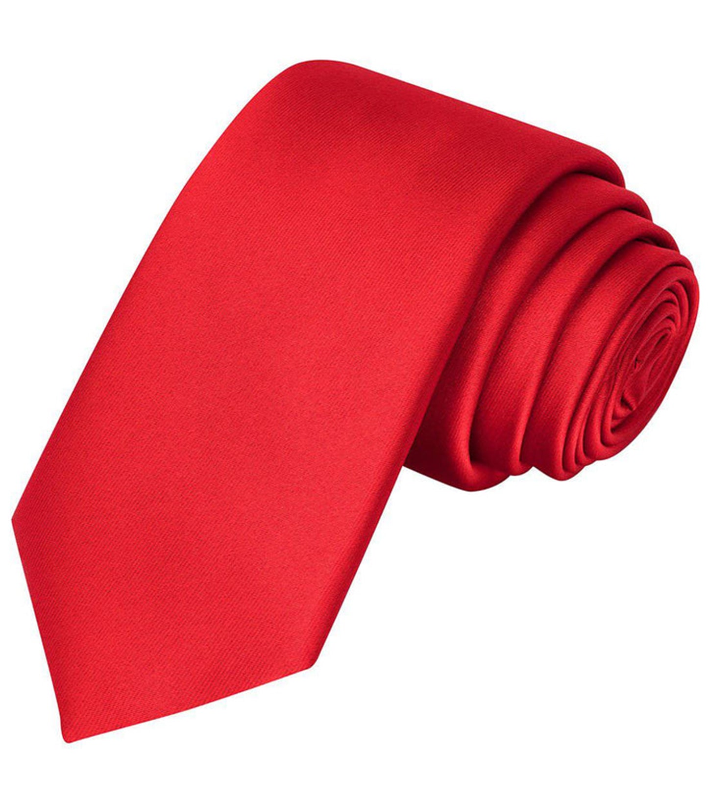 Red Satin tie | high-quality necktie
