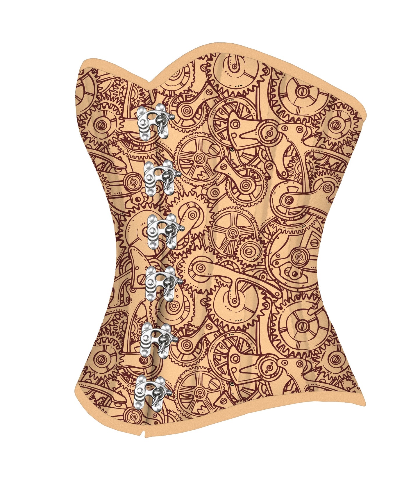 Printed Waist Reducing Overbust Corsets Easto Garments