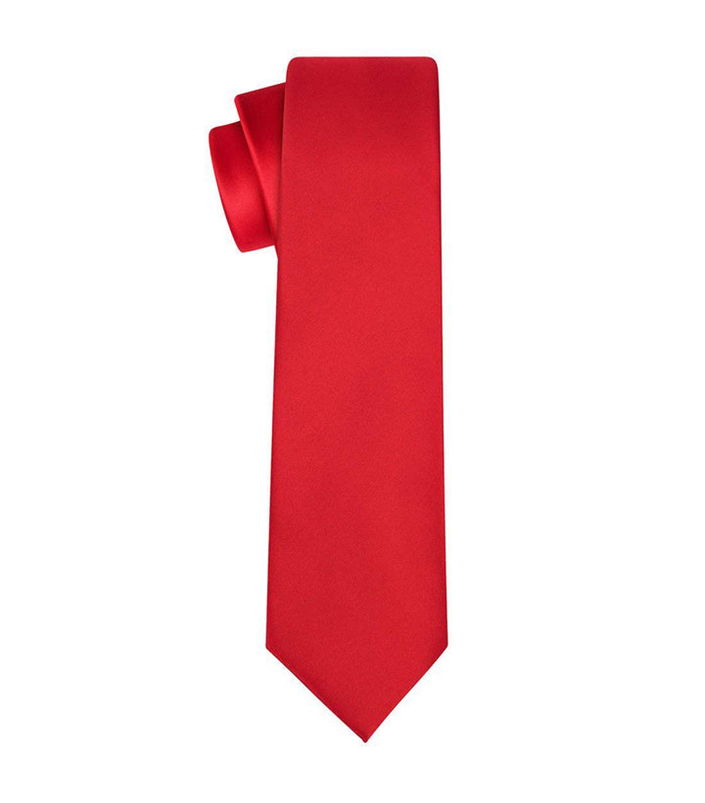 Red Satin tie | high-quality necktie