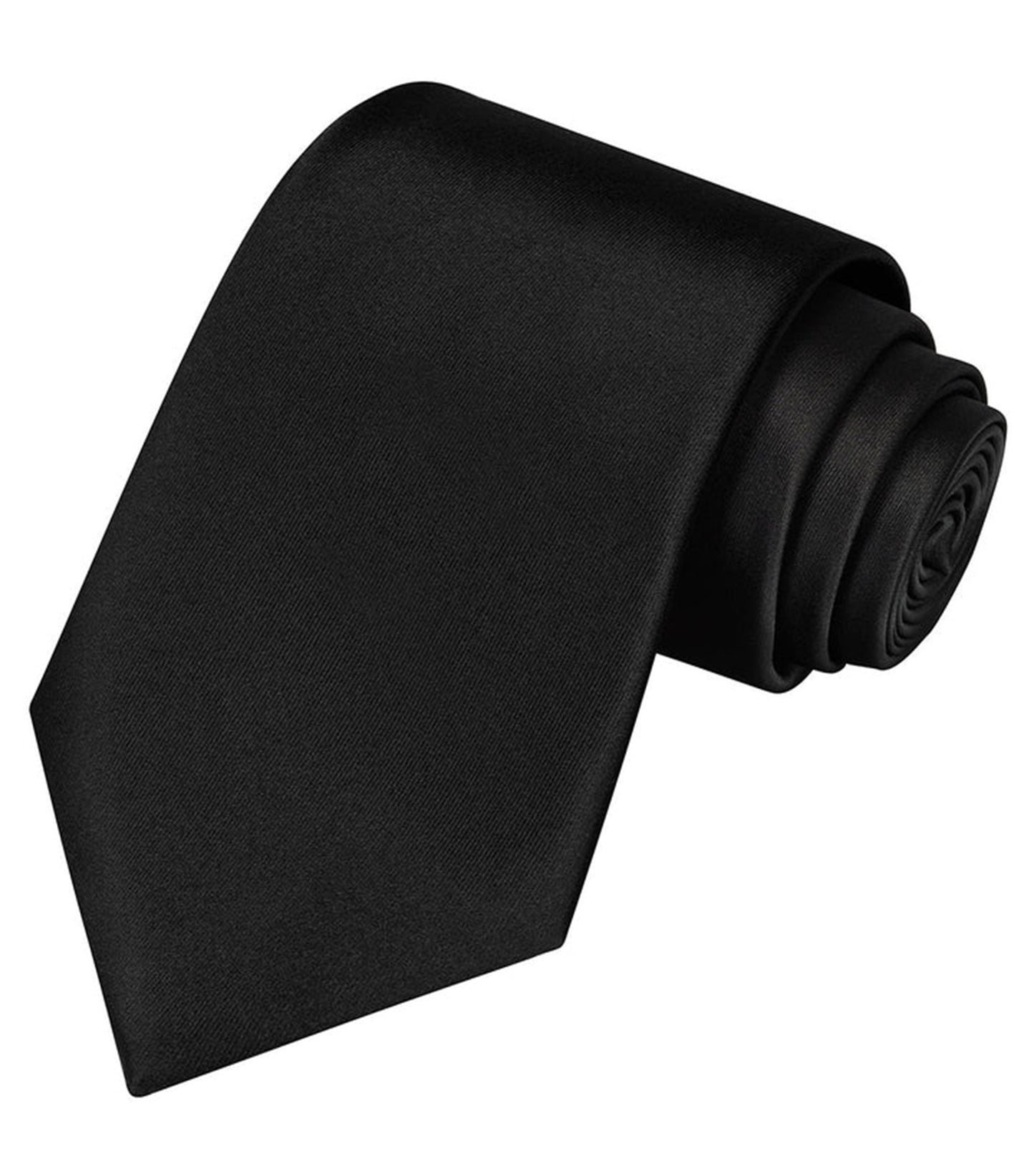 Black Satin tie | high-quality necktie