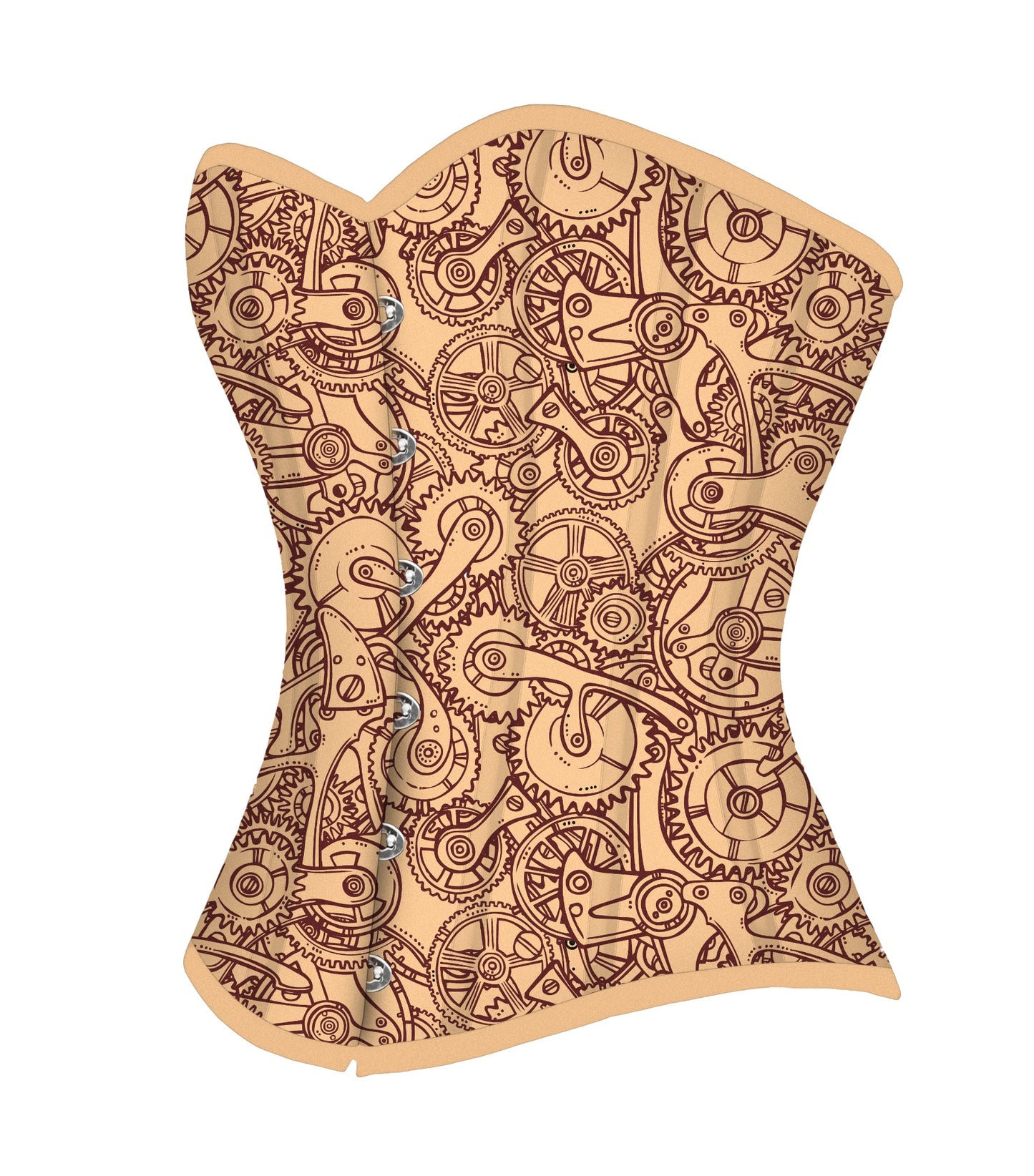 Printed Waist Reducing Overbust Corsets Easto Garments