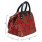Mary Poppins Red gold Jacquard Handbags