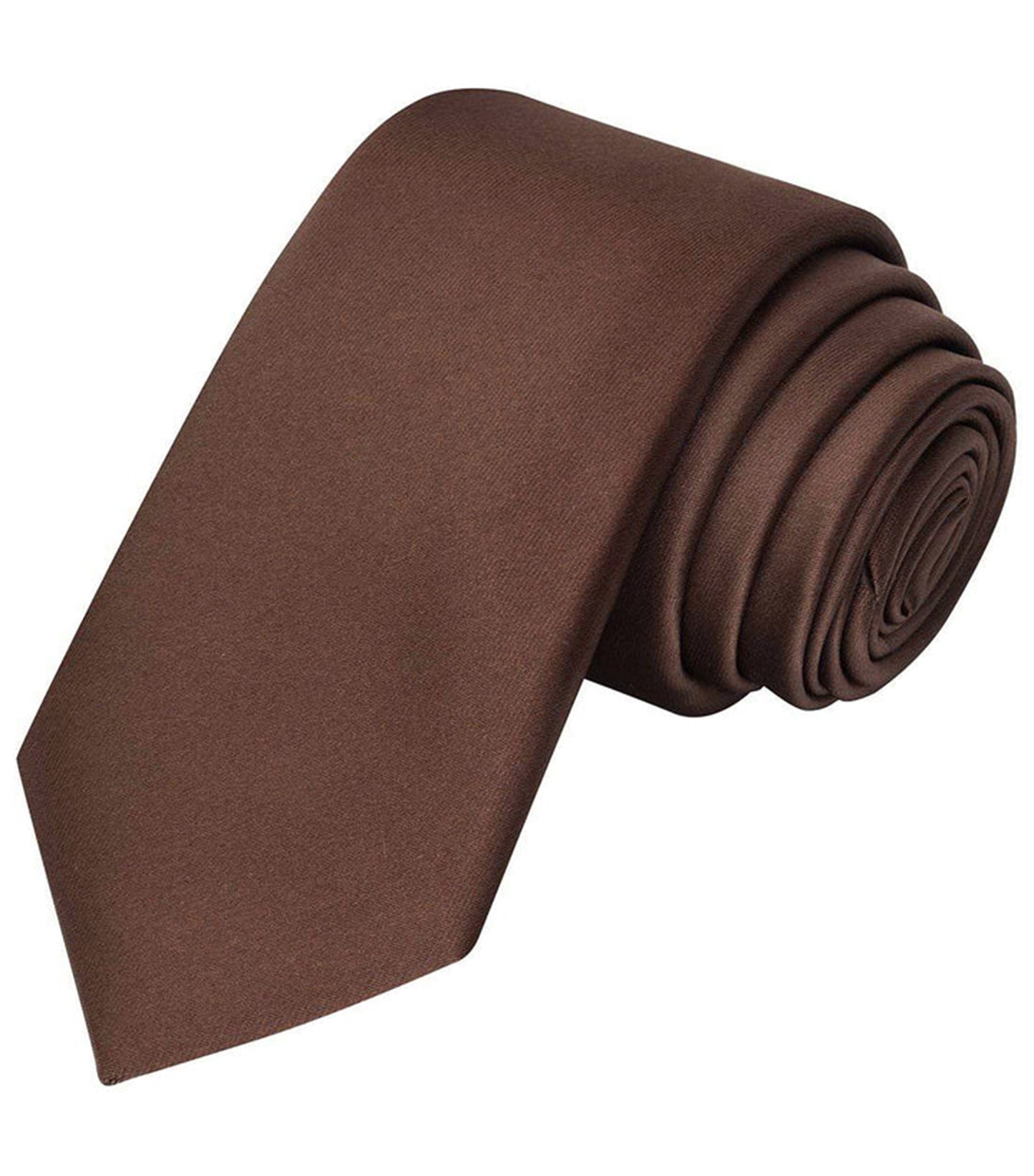 Brown Satin tie | high-quality necktie