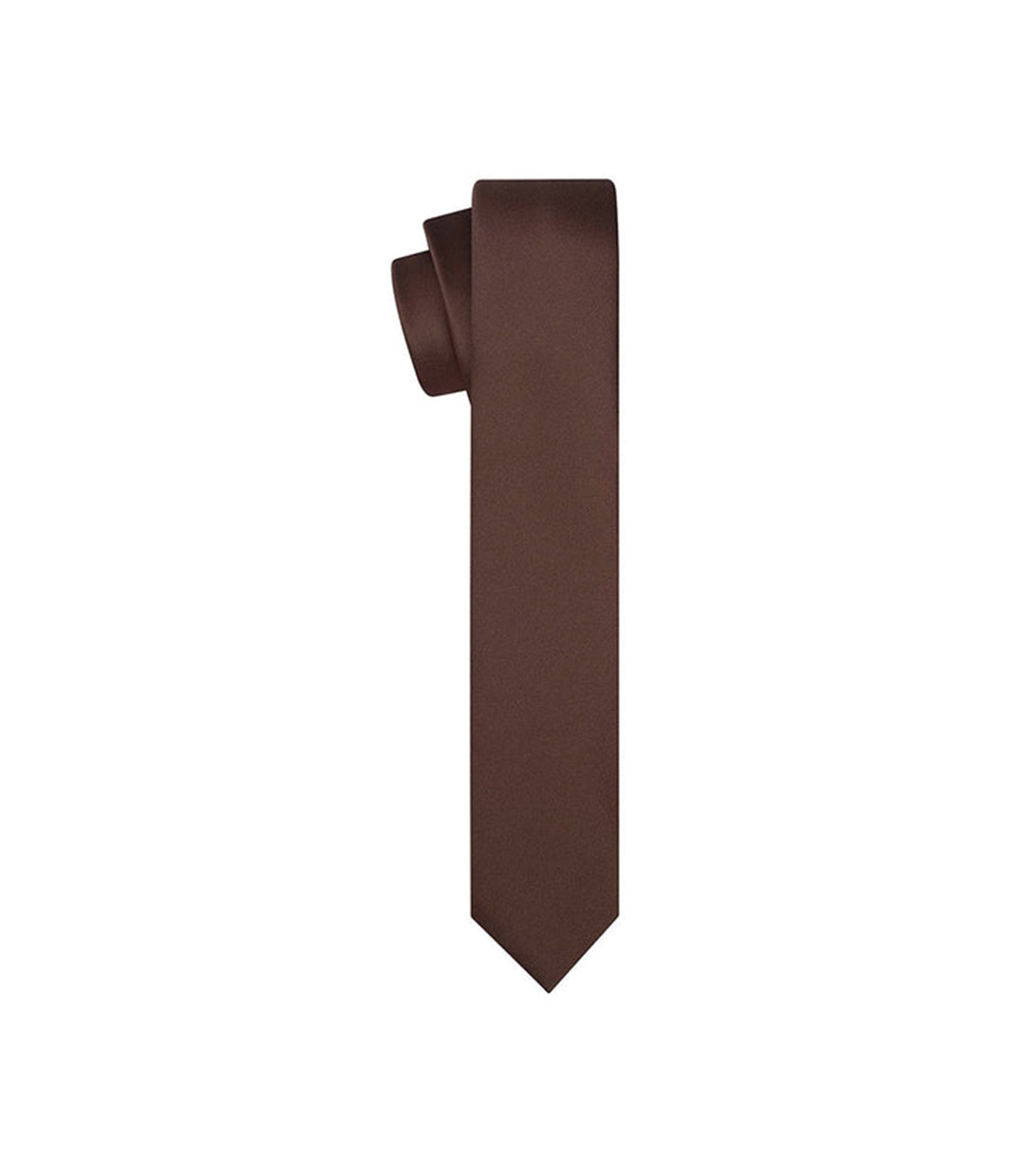 Brown Satin tie | high-quality necktie