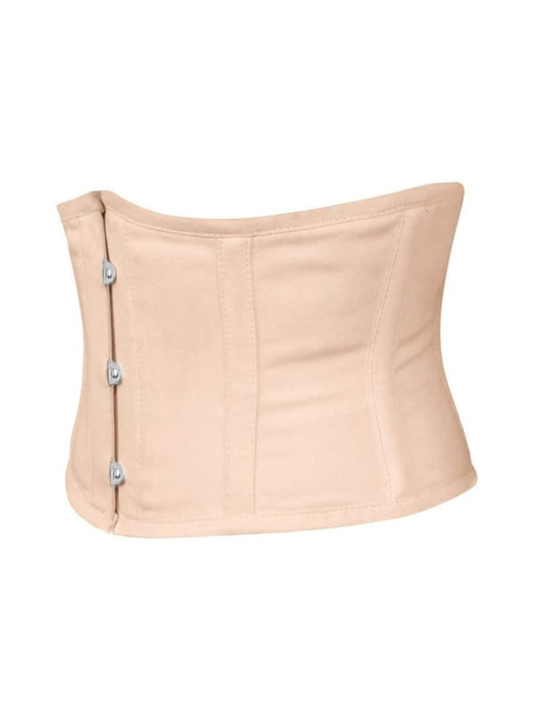 SHORT NUDE COTTON CORSET