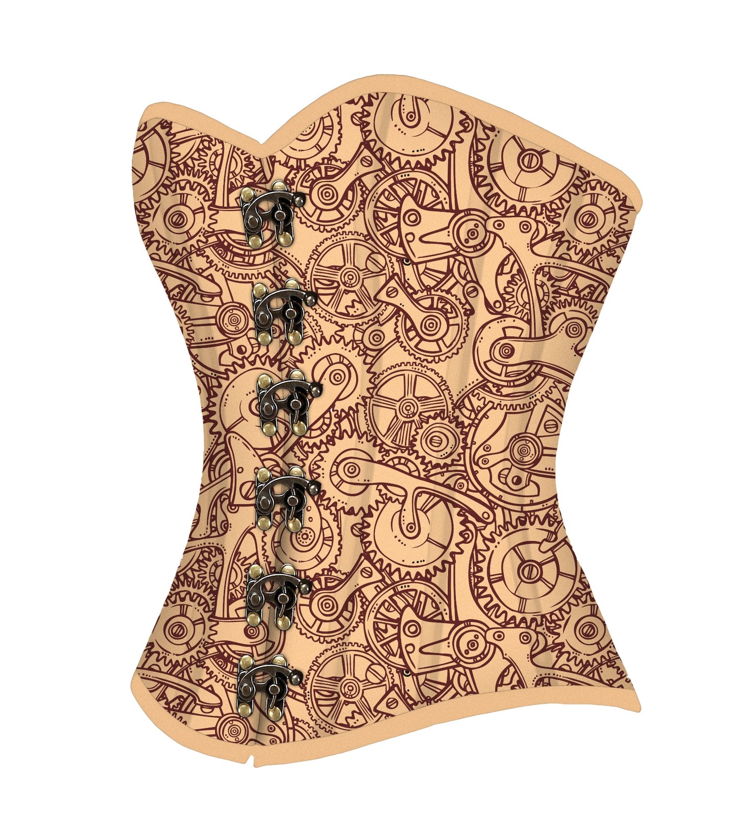 Printed Waist Reducing Overbust Corsets Easto Garments