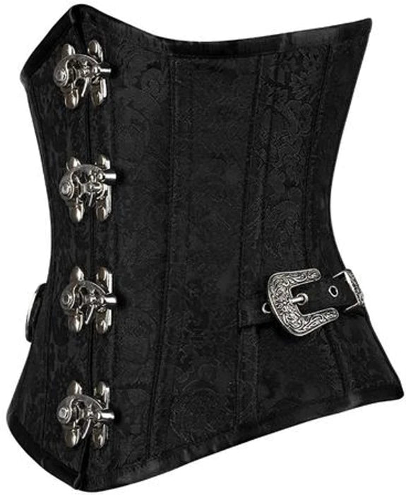 Gothic waist reducing underbust corset