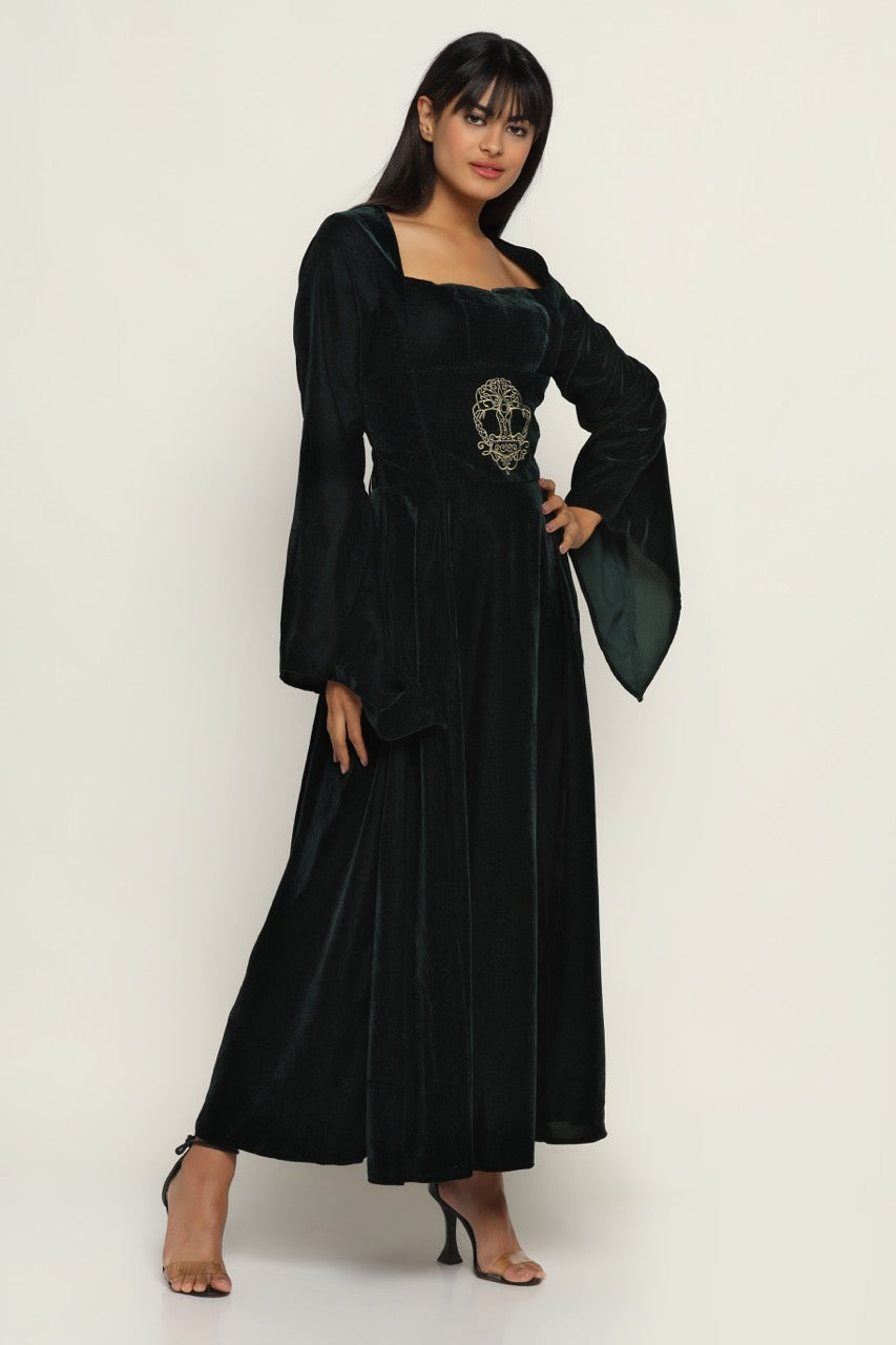 Unbranded Anime Embroidered Ladies Gothic Dress