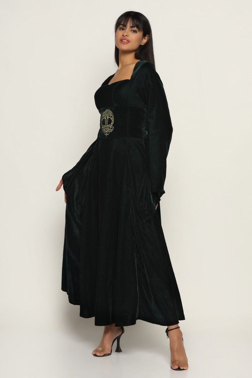 Unbranded Anime Embroidered Ladies Gothic Dress