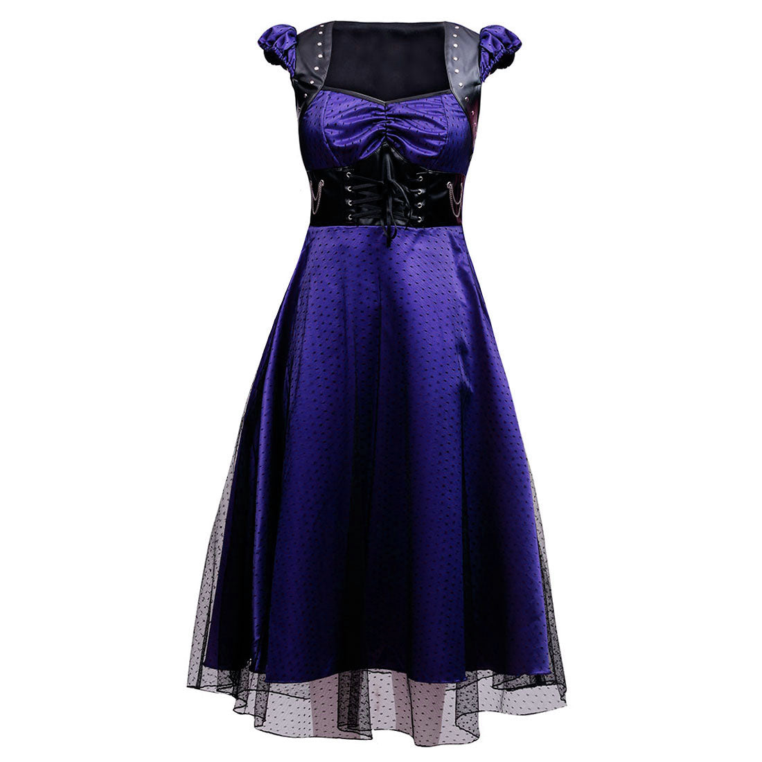 Grazia Blue Gothic Dress