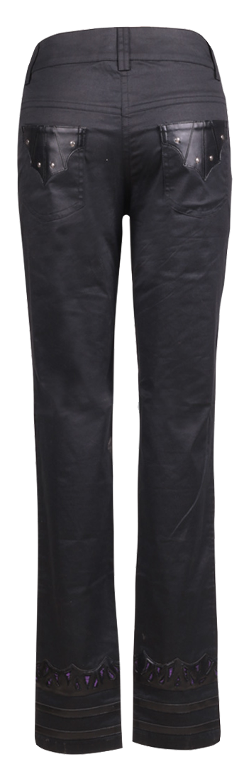 Loreto Black Gothic Straight Pants
