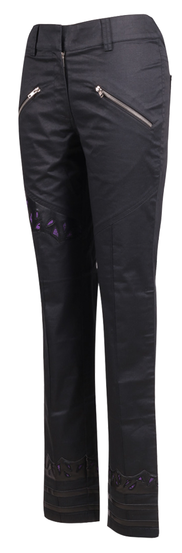 Loreto Black Gothic Straight Pants