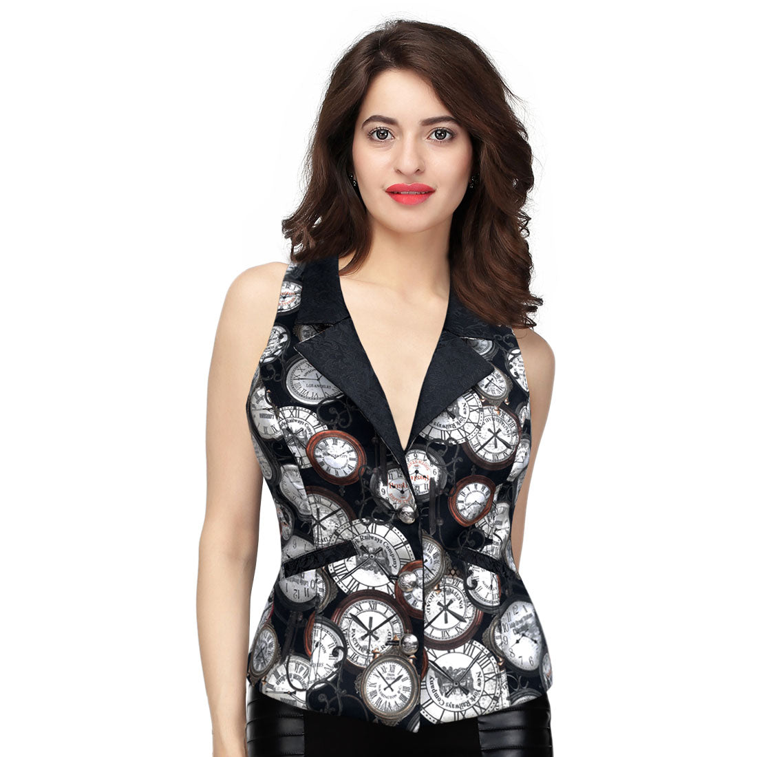 Anemone Steampunk Horlogedruk Ceintuurvest