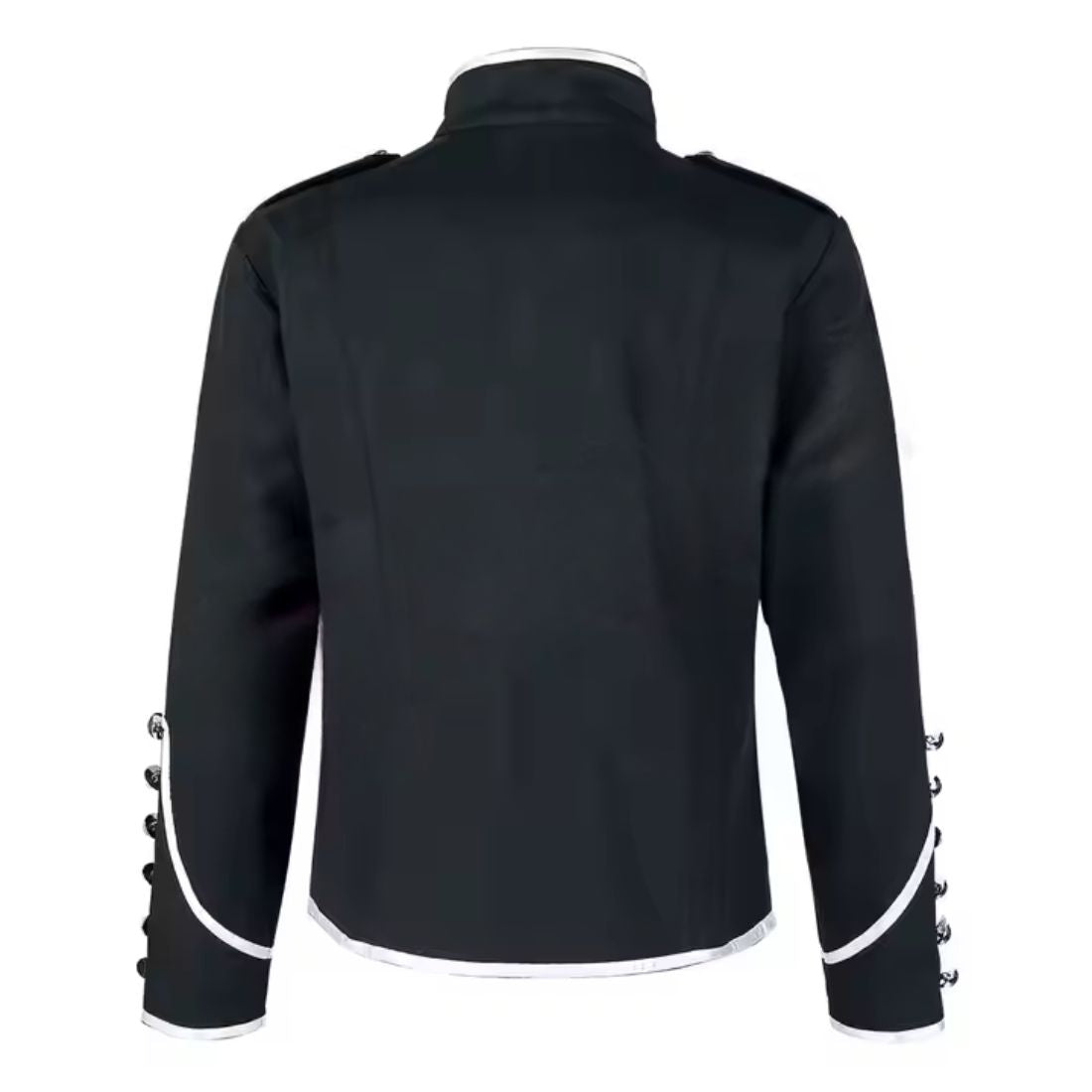Wholesale Black Military Cotton Jacket – Gothic & Steampunk StyleEasto Garments