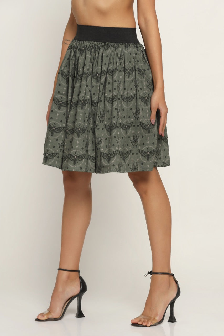 Paislry printed Skirt