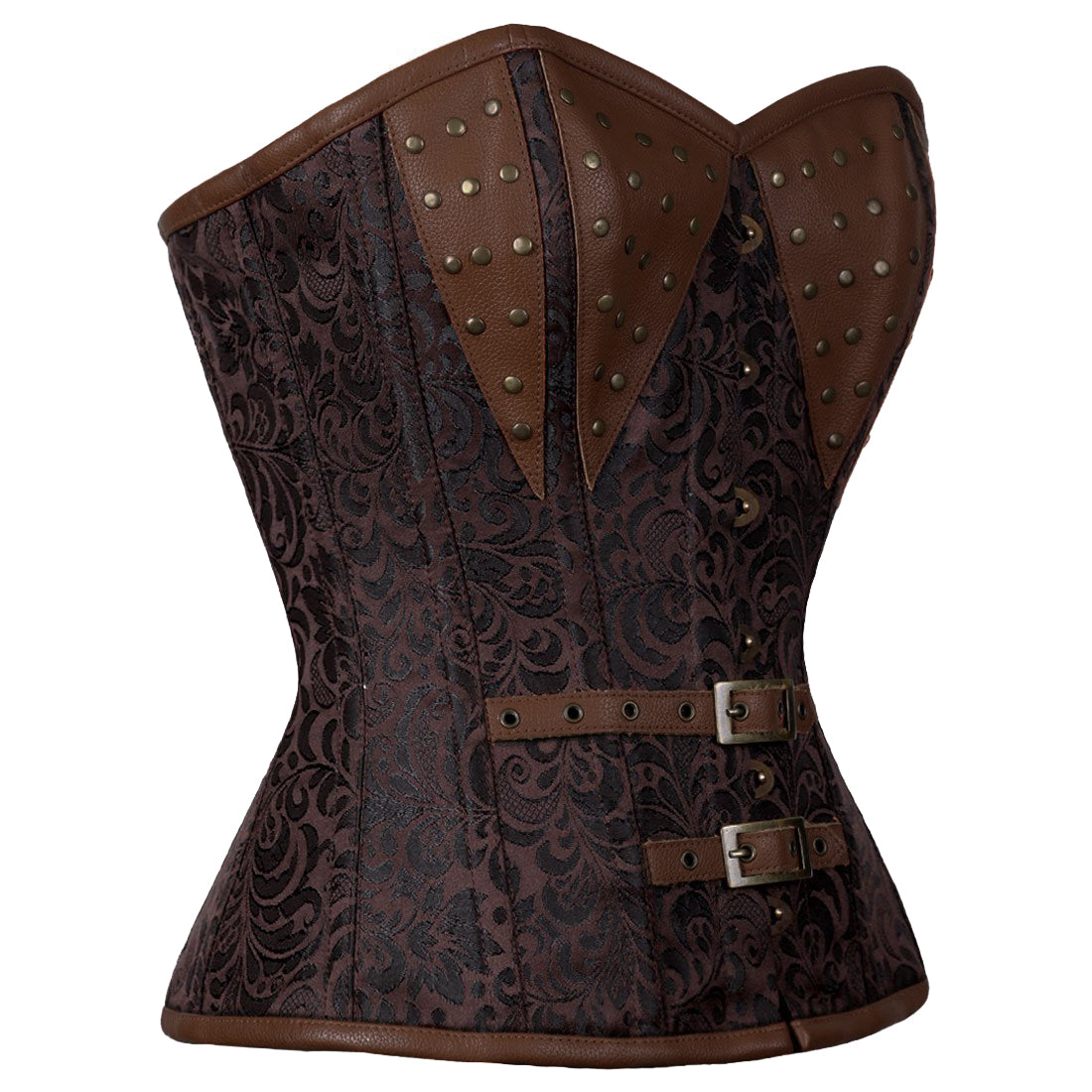 Naomi Steampunk Authentic Steel Boned Overbust Corset Easto Garments