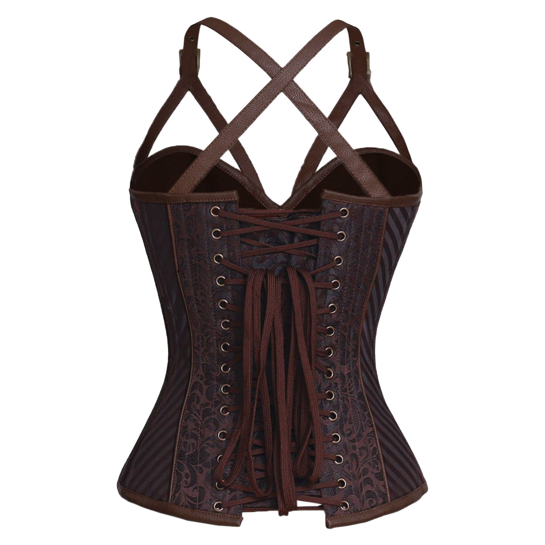 Yehudit Steampunk Authentic Steel Boned Overbust Corset Corset Revolution