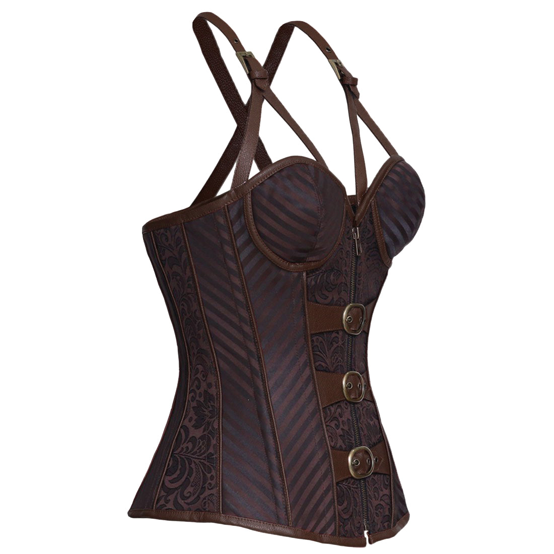Yehudit Steampunk Authentic Steel Boned Overbust Corset Corset Revolution