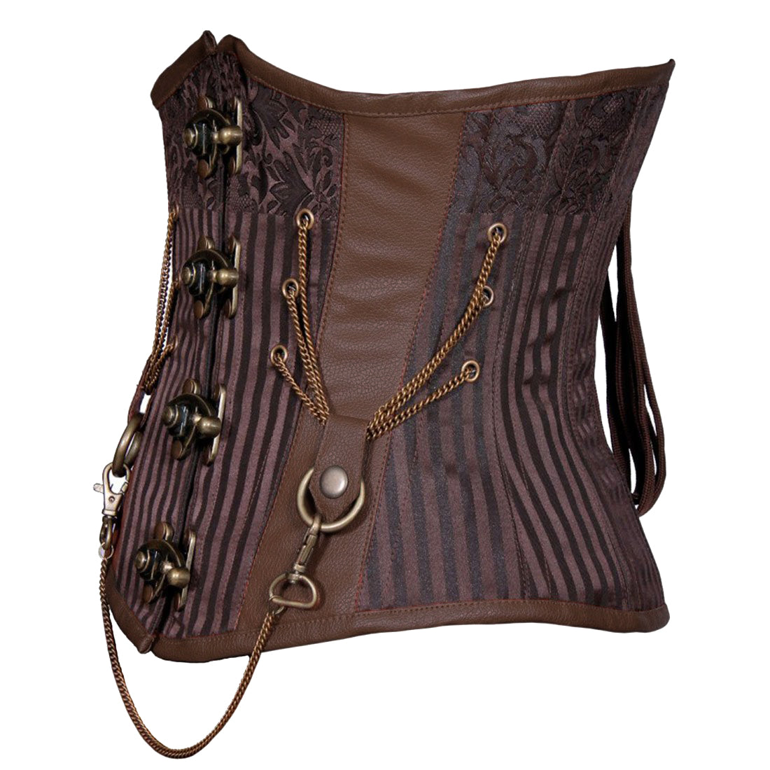 Xochit Steampunk Authentic Steel Boned Underbust Corset Easto Garments
