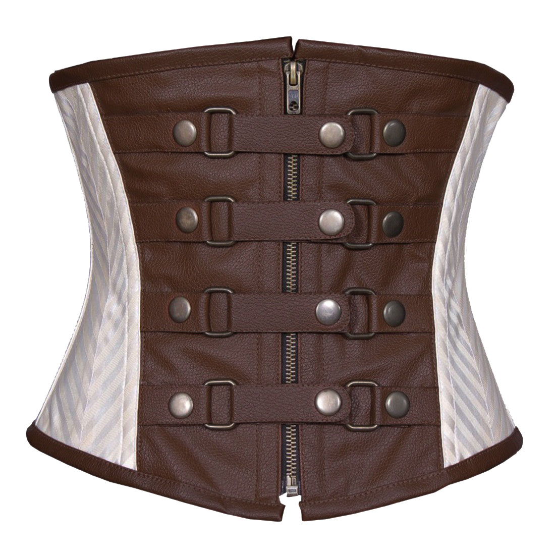 Kristal Steampunk Authentic Steel Boned Underbust Corset Easto Garments