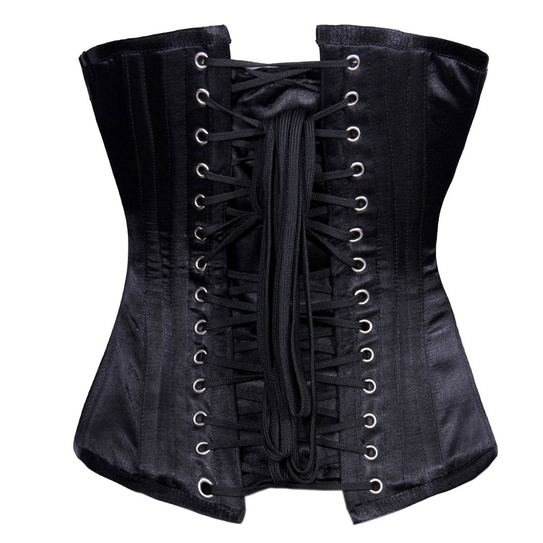 AUTHENTIC STEEL BONED RED SATIN OVER BUST CORSET Corset Revolution