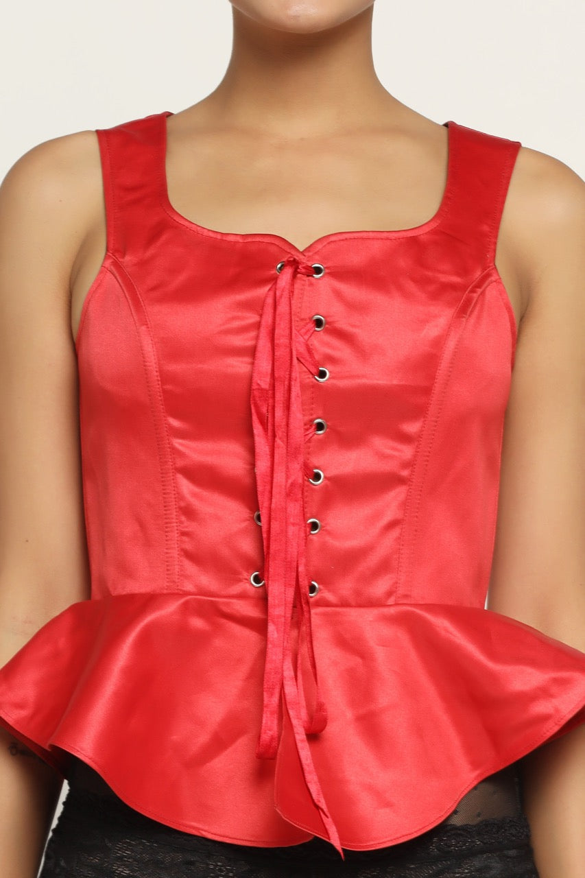 Red Corset Top