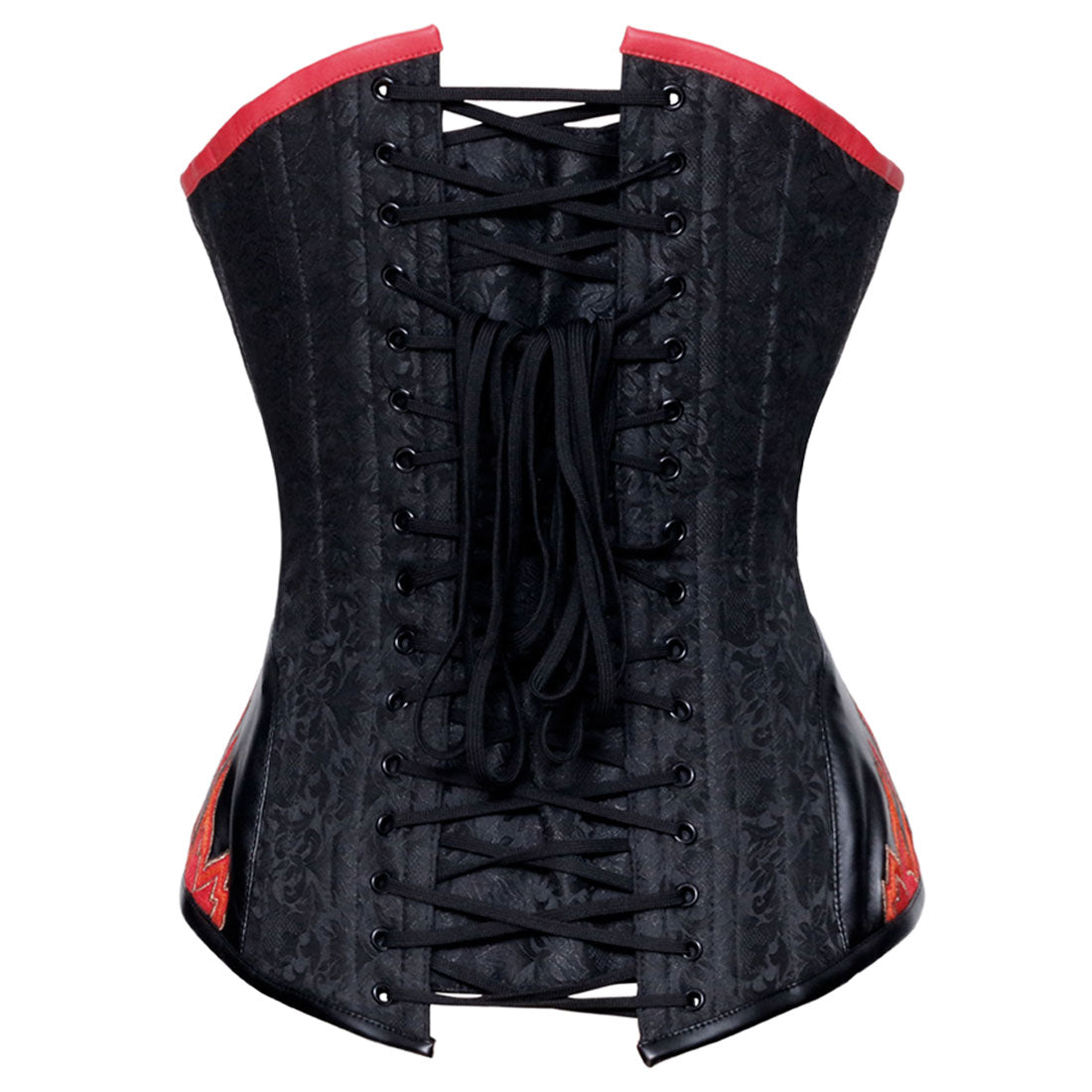 Authentic steel boned Red Dragon Overbust Corset