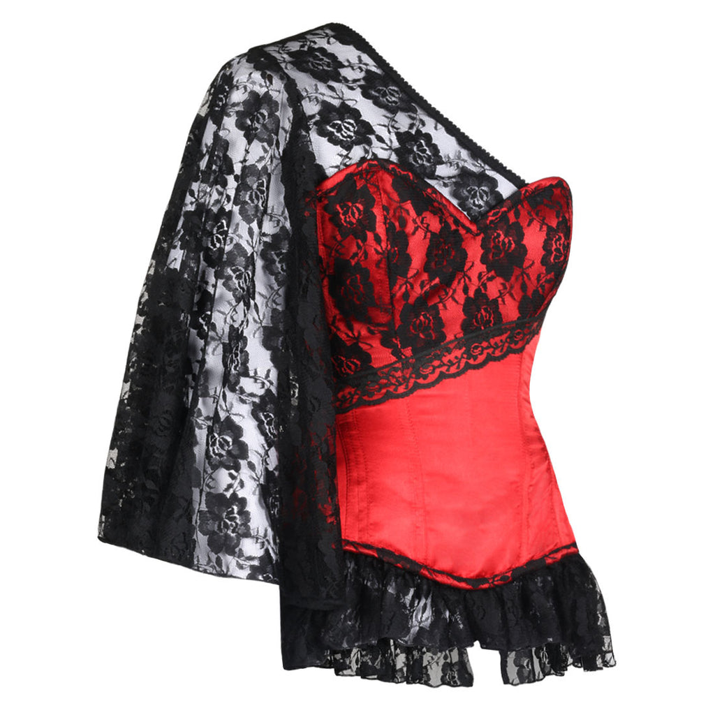 Black/ Red Corset Mini Dress