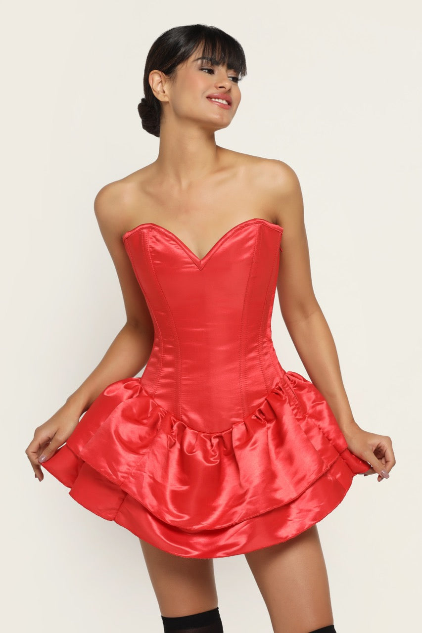 Red Heart Corset Mini Dress Wholesalenext Red Heart Corset Mini Dress Wholesalenext