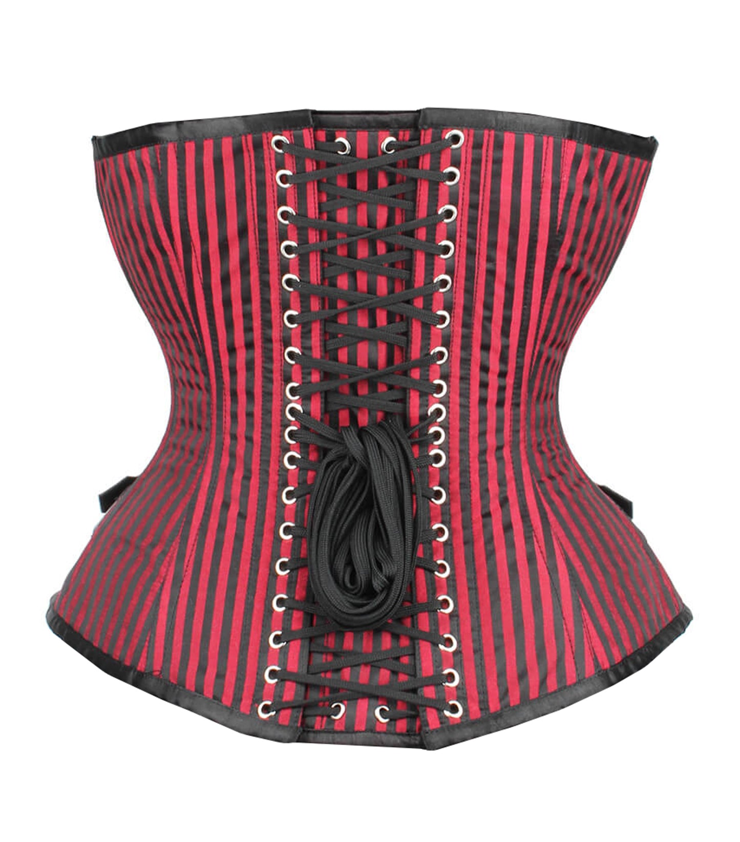 Stripes Brocade Gothic Waist Reducing Overbust Corset