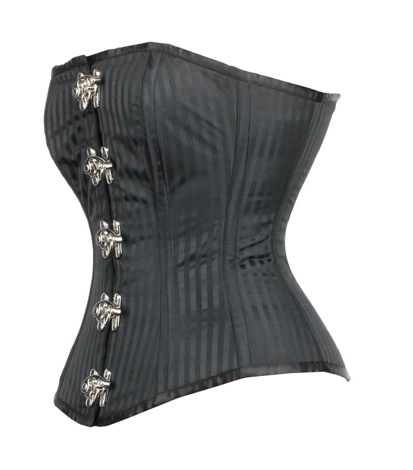 Stripes Long Line Overbust Corset
