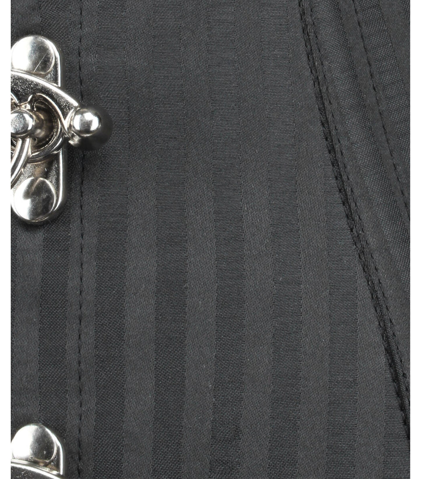 Stripes Long Line Overbust Corset