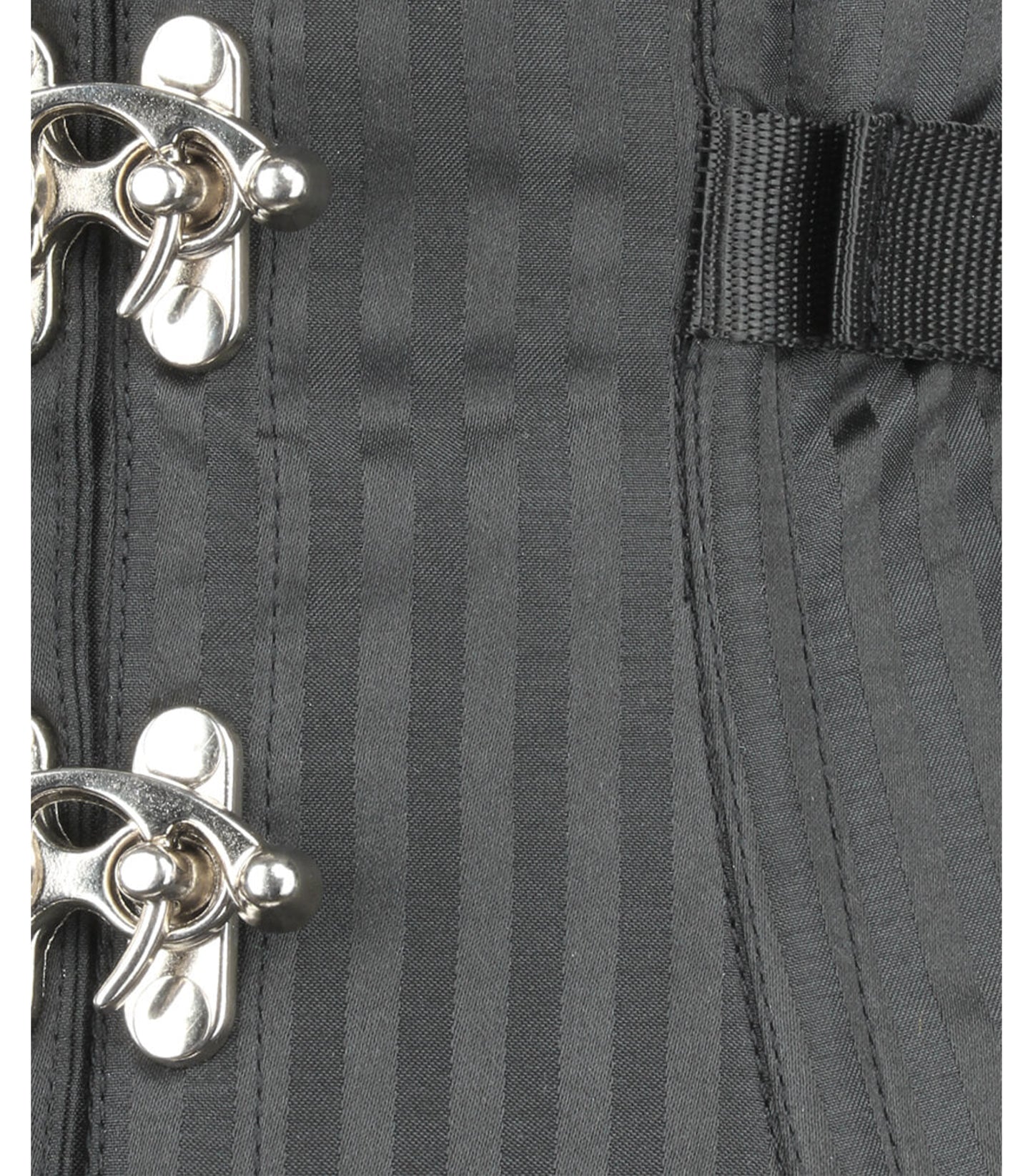 Stripes Fan Lacing Overbust Corset