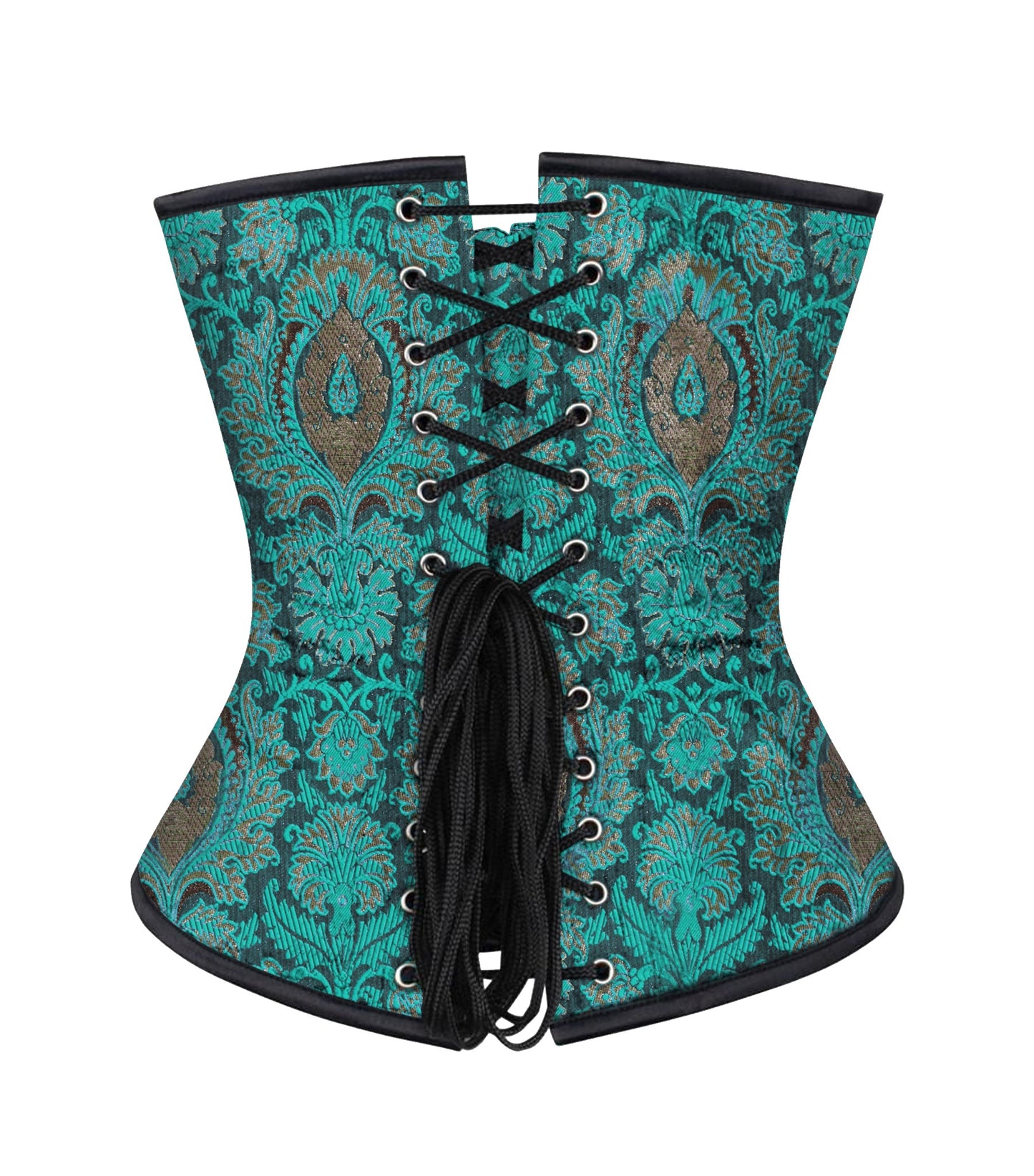 Gothic Authentic Steel Boned Waist Training Overbust Corset Easto Garments