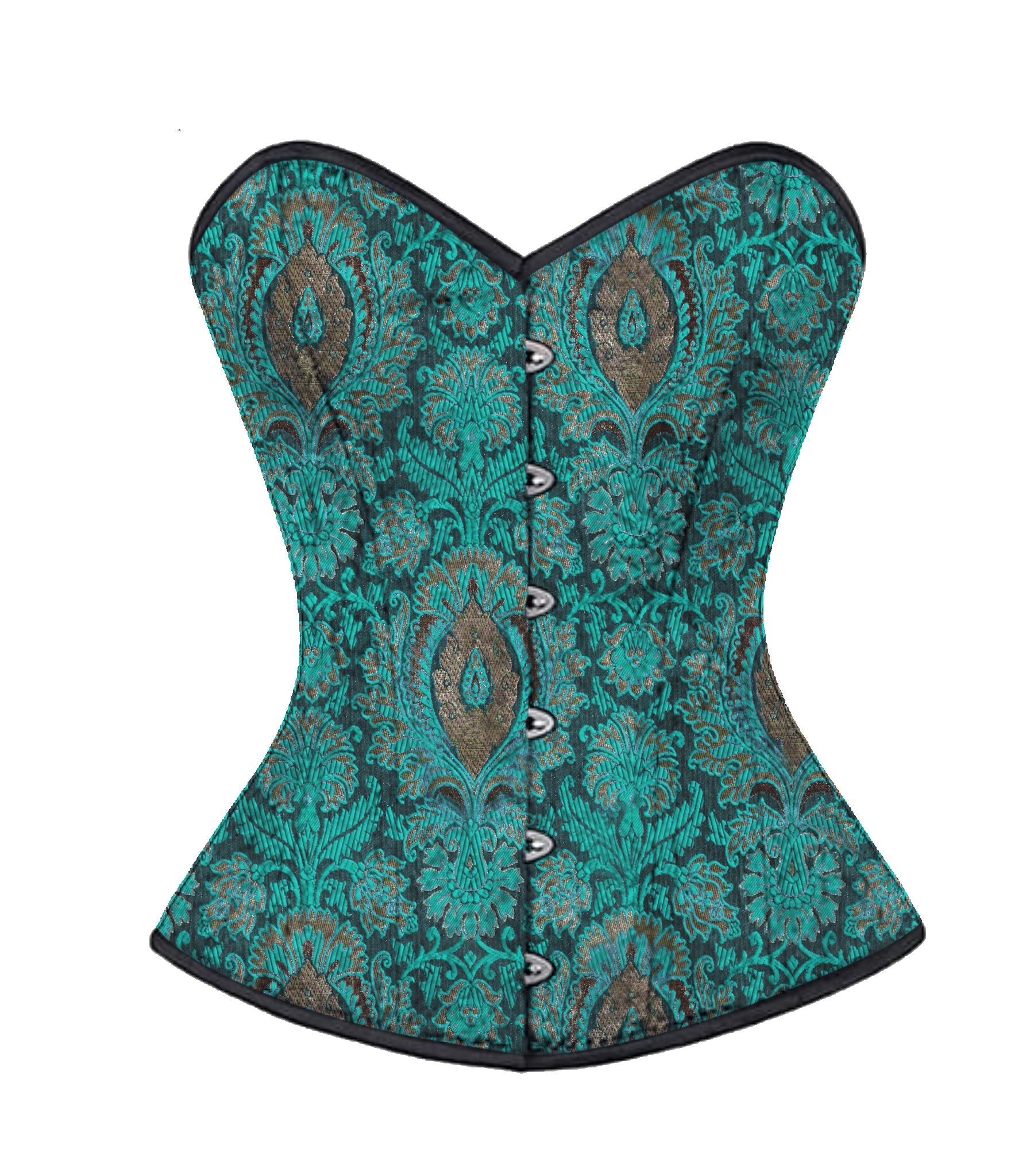 Gothic Authentic Steel Boned Waist Training Overbust Corset Easto Garments
