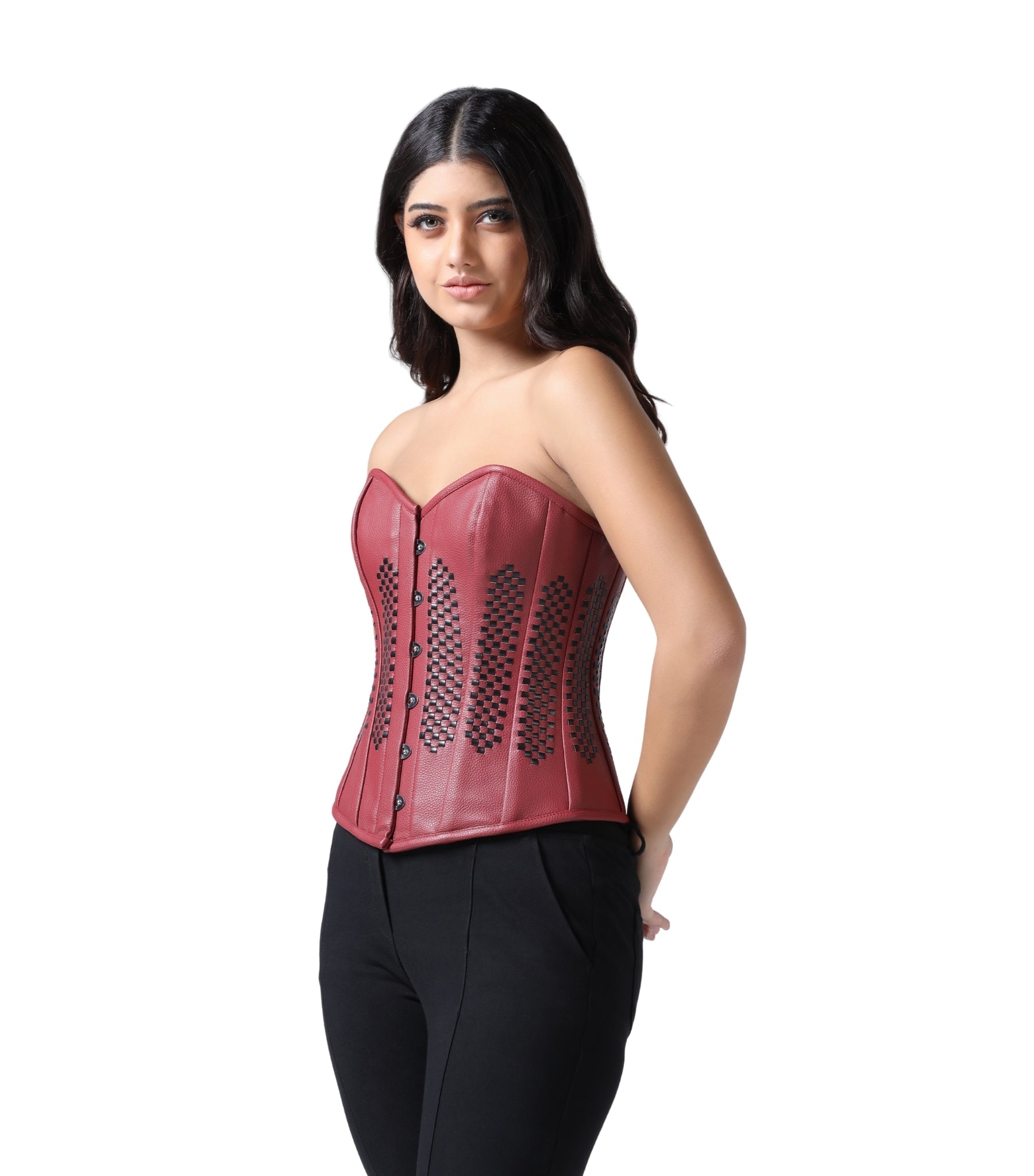 Gothic Reporter Overbust  Corset Easto Garments