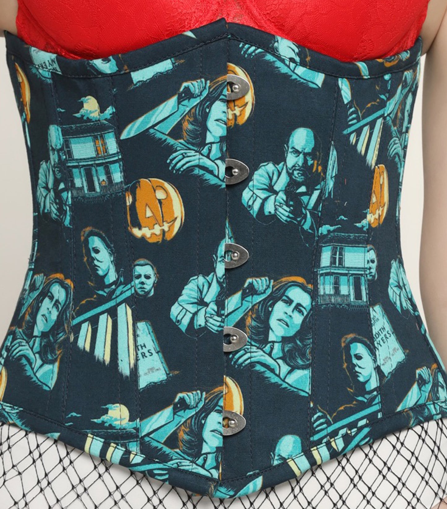 killerman printed waist reducing underbust corset
