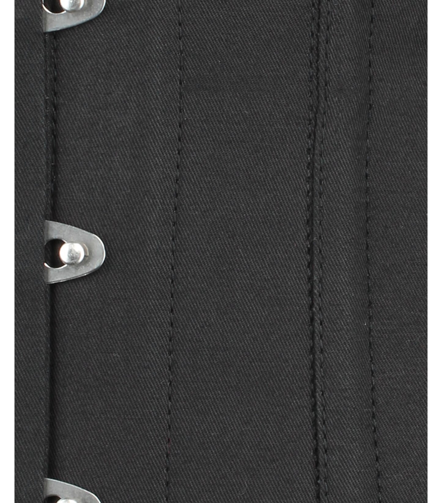 Black Cotton Underbust Corset