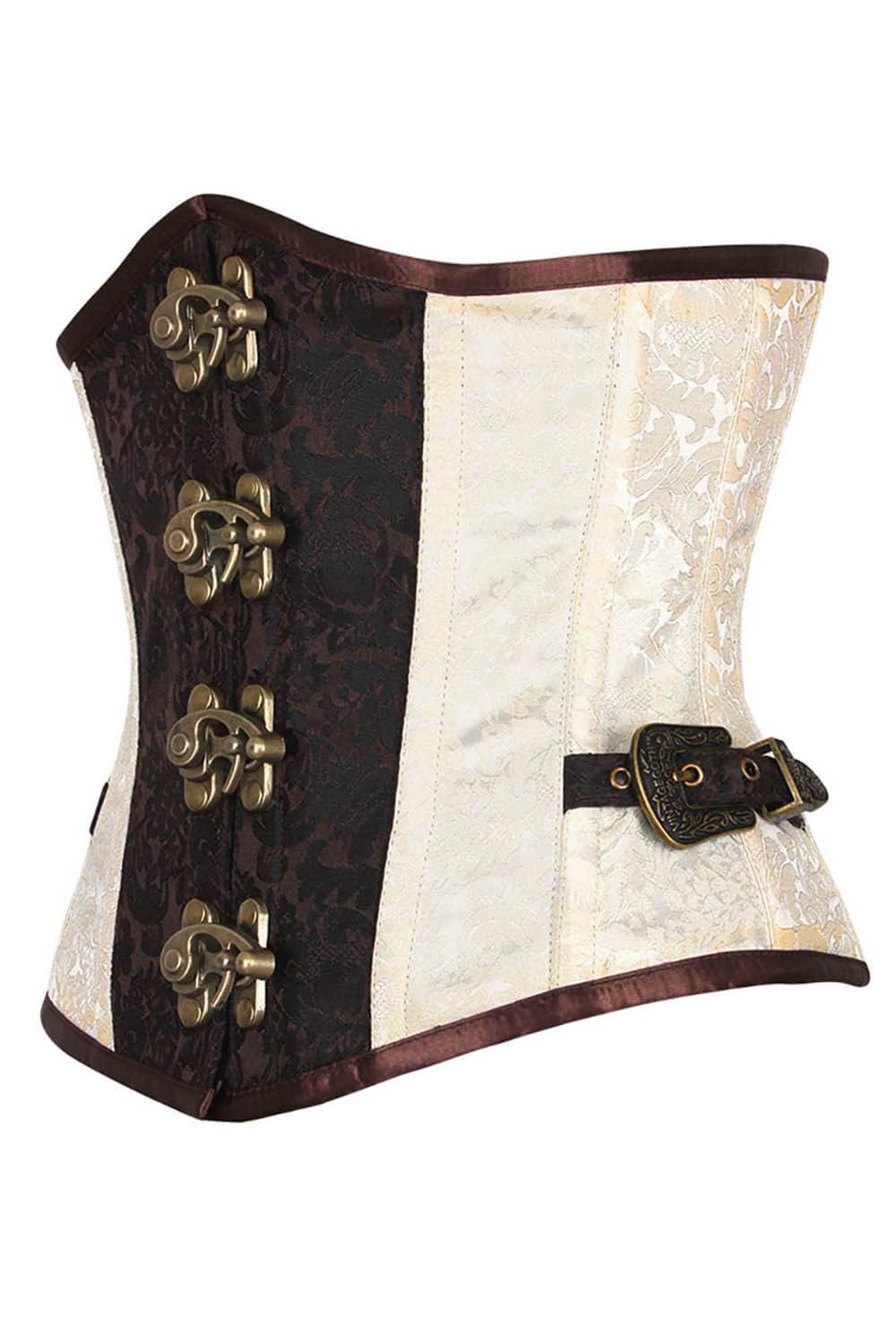 Steampunk waist reducing underbust corset