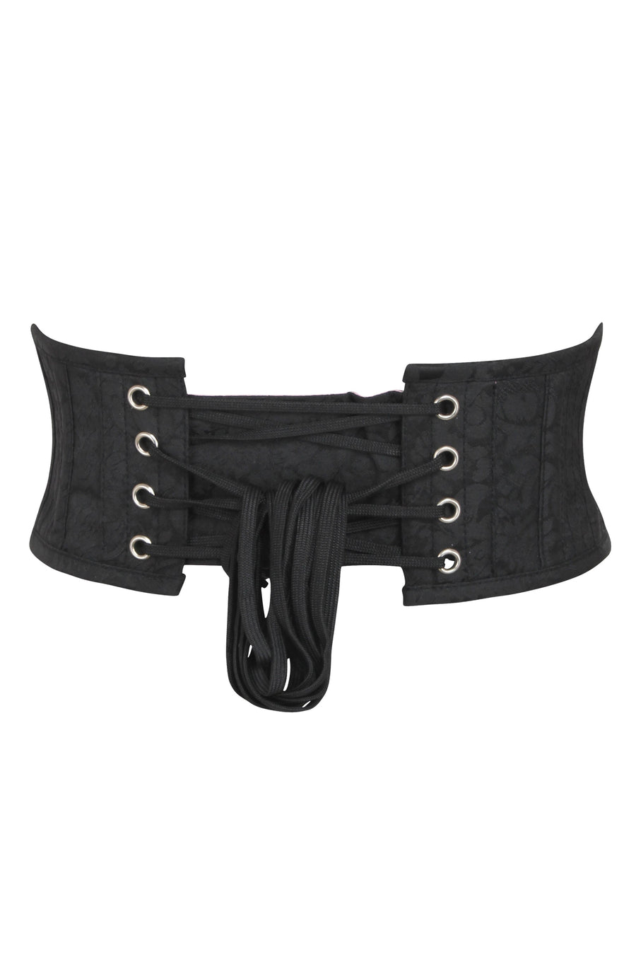 Black brocade Corset Belt